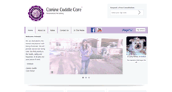Desktop Screenshot of caninecuddlecare.com